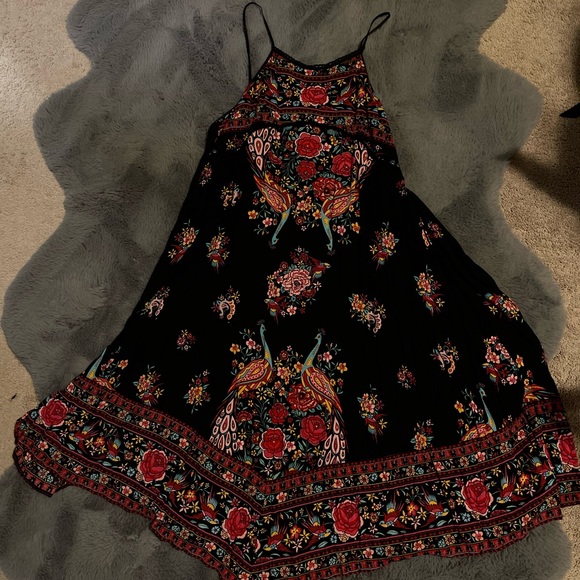 🌸🌺Spell & the Gypsy Collective Hotel Paradiso Jet Strappy Dress🌺🌸 - Picture 3 of 7